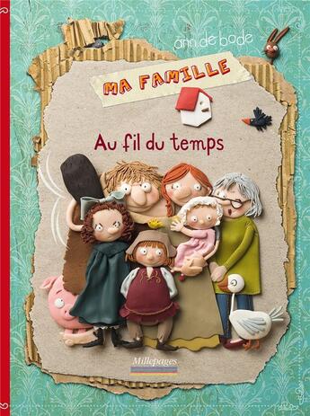 Couverture du livre « Ma famille au fil du temps » de Ann De Bode aux éditions Millepages