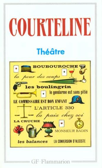 Couverture du livre « Théâtre » de Georges Courteline aux éditions Flammarion