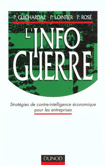 Couverture du livre « L'Infoguerre » de Pascal Lointier aux éditions Dunod