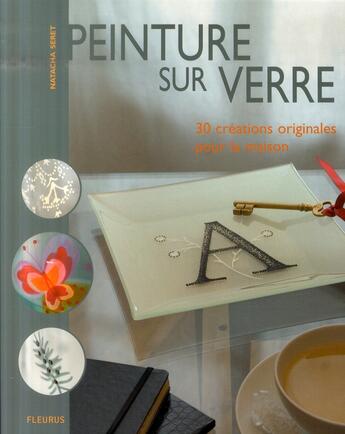 Couverture du livre « Peinture sur verre » de Natacha Seret aux éditions Mango