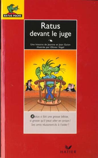 Couverture du livre « Ratus Devant Le Juge » de Jeanine Guion aux éditions Hatier