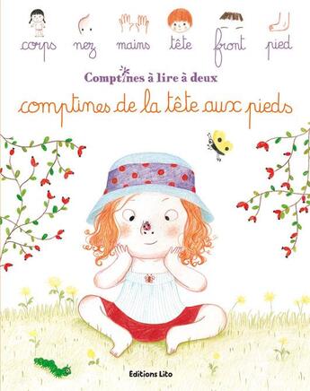 Couverture du livre « Comptines de la tete aux pieds » de  aux éditions Lito