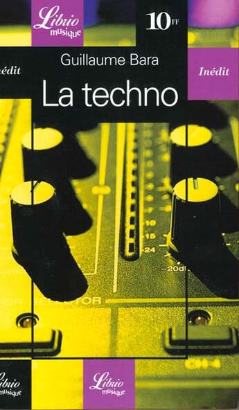 Couverture du livre « Techno (la) » de Guillaume Bara aux éditions J'ai Lu