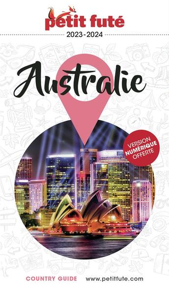 Couverture du livre « Country guide : Australie (édition 2023/2024) » de Collectif Petit Fute aux éditions Le Petit Fute