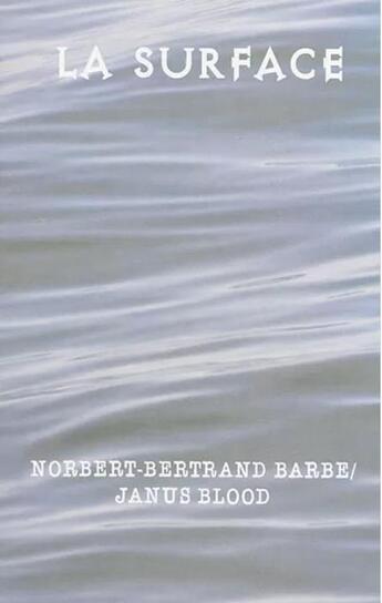 Couverture du livre « Chant de la surface ou règles et principes du bon usage poétique » de Norbert-Bertrand Barbe aux éditions Bes Editions