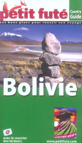 Couverture du livre « GUIDE PETIT FUTE ; COUNTRY GUIDE ; Bolivie (édition 2006) » de  aux éditions Le Petit Fute