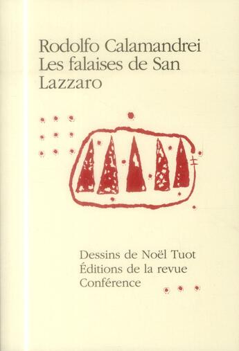 Couverture du livre « Les falaises de San Lazzaro » de Rodolfo Calamandrei aux éditions Conference