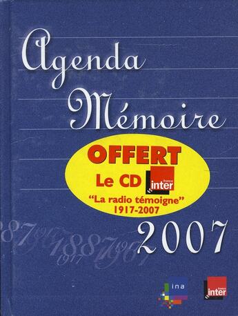 Couverture du livre « Agenda mémoire 2007 » de  aux éditions Le Layeur