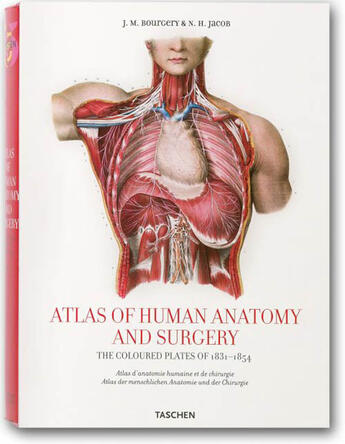 Couverture du livre « Atlas d'anatomie » de Jean-Marc Bourgery aux éditions Taschen