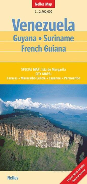 Couverture du livre « Venezuela - guyana - suriname - french guyana » de  aux éditions Nelles