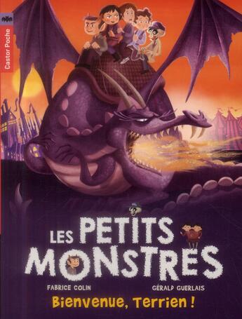 Couverture du livre « Les petits monstres t.5 ; bienvenue, terrien ! » de Fabrice Colin et Gerald Guerlais aux éditions Pere Castor