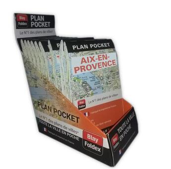 Couverture du livre « Boite comptoir plan pocket d'aix-en-provence (15 ex) » de Blay Foldex aux éditions Blay Foldex