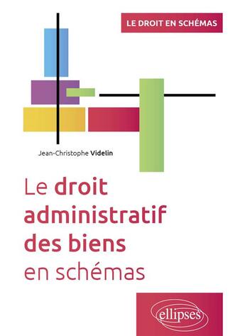 Couverture du livre « Le droit administratif des biens en schémas : A jour au 1er février 2024 » de Jean-Christophe Videlin aux éditions Ellipses