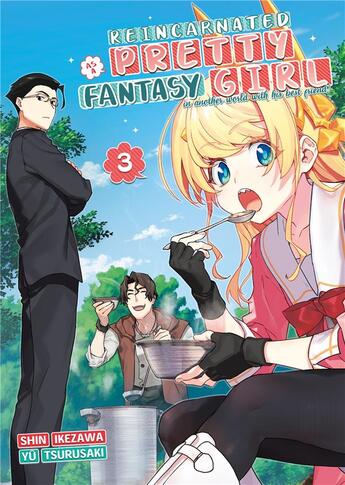 Couverture du livre « Reincarnated as a pretty fantasy girl Tome 3 » de Yû Tsurusaki et Shin Ikezawa aux éditions Meian