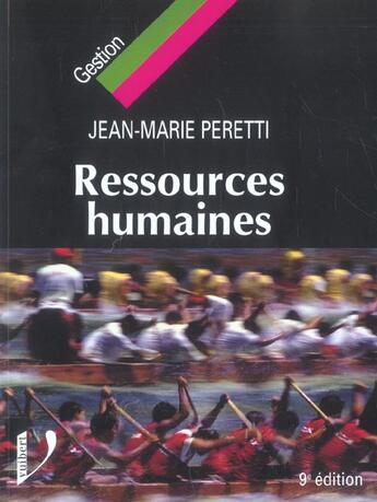 Couverture du livre « Ressources humaines (9e édition) » de Jean-Marie Peretti aux éditions Vuibert