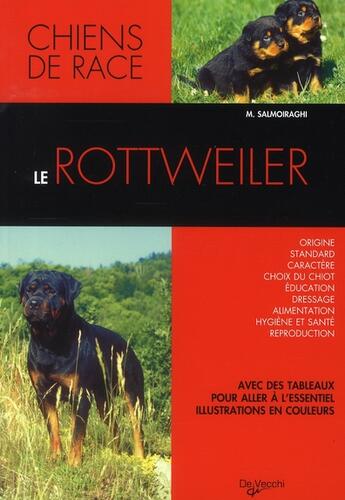 Couverture du livre « Le rottweiller » de Salmoiraghi aux éditions De Vecchi