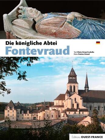 Couverture du livre « L'abbaye royale de fontevraud - allemand » de Giraud-Labalte aux éditions Ouest France