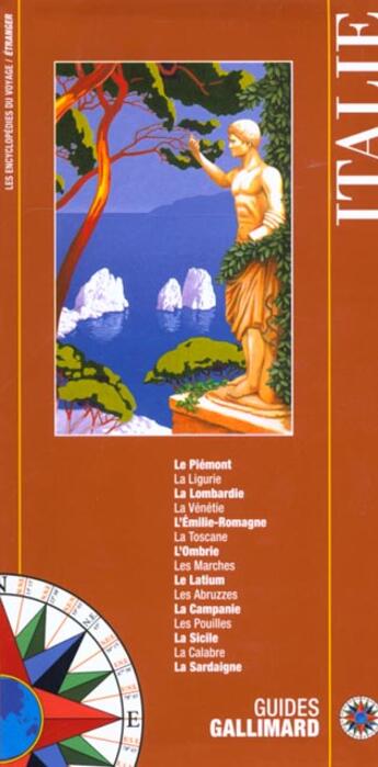 Couverture du livre « Italie (édition 2001) » de Collectif Gallimard aux éditions Gallimard-loisirs