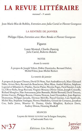 Couverture du livre « Jean-Marie Blas de Roblès ; Philippe Djian » de  aux éditions Leo Scheer