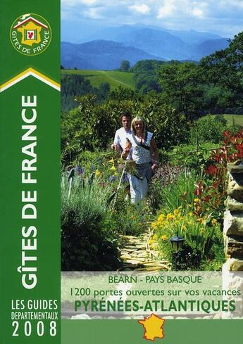 Couverture du livre « Gites Des Pyrenees Atlantiques 2008 » de  aux éditions Gites De France