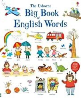 Couverture du livre « The Usborne big book of English words » de Mairi Mackinnon aux éditions Usborne