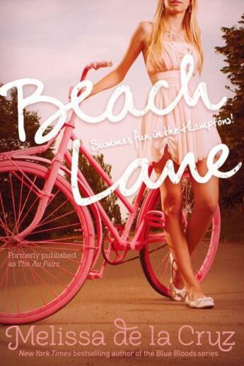 Couverture du livre « Beach Lane » de Melissa De La Cruz aux éditions Simon & Schuster Books For Young Readers