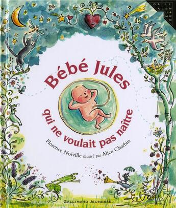 Couverture du livre « Bébé Jules qui ne voulait pas naître » de Florence Noiville aux éditions Gallimard-jeunesse