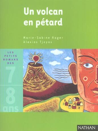 Couverture du livre « Un Volcan En Petard » de Marie-Sabine Roger aux éditions Nathan