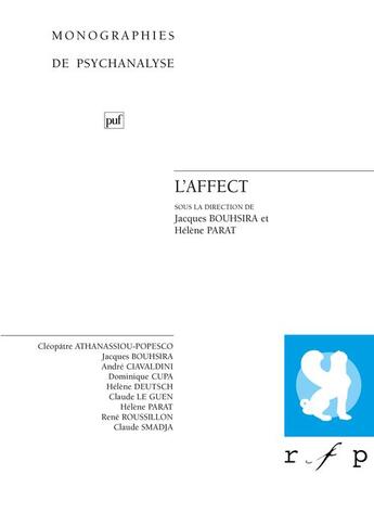 Couverture du livre « L'affect » de Jacques Bouhsira et Helene Parat aux éditions Puf