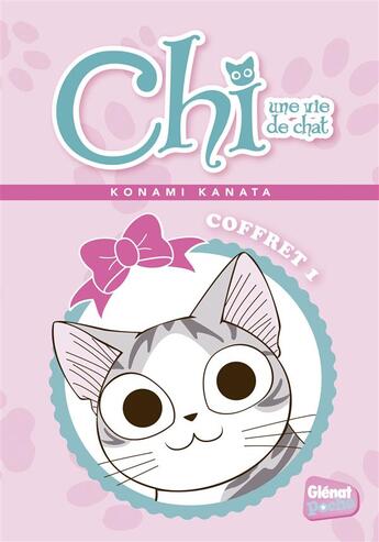 Couverture du livre « Chi ; une vie de chat ; COFFRET T.1 A T.3 » de Kanata Konami et Jerome Cousin et Petronille aux éditions Glenat Jeunesse