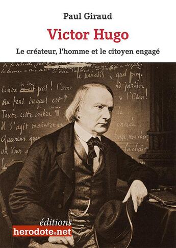 Couverture du livre « Victor Hugo » de Paul Giraud aux éditions Herodote.net