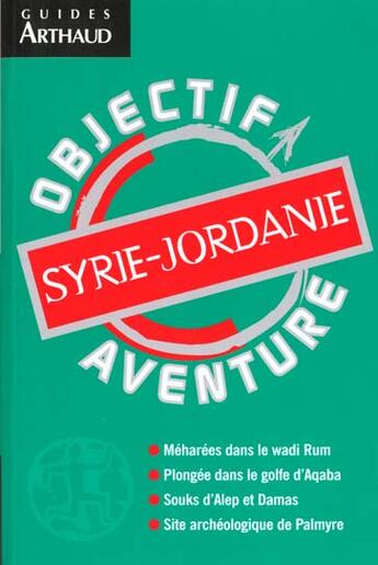 Couverture du livre « Syrie-Jordanie » de Richard Lebeau aux éditions Arthaud