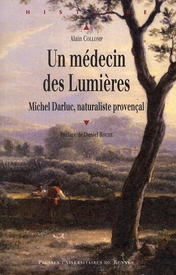 Couverture du livre « Un Médecin des Lumières » de Alain Collomp aux éditions Pu De Rennes