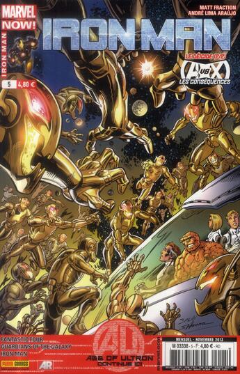 Couverture du livre « Iron Man n.2013/5 : le déicide t.2 » de Iron Man aux éditions Panini Comics Mag