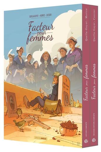 Couverture du livre « Facteur pour femmes : coffret Tomes 1 et 2 » de Sebastien Morice et Didier Quellat-Guyot aux éditions Bamboo