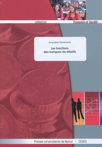 Couverture du livre « Les banques de dpts » de Coosemans A. aux éditions Pu De Namur