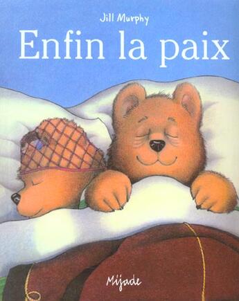 Couverture du livre « Enfin la paix » de Murphy J aux éditions Mijade