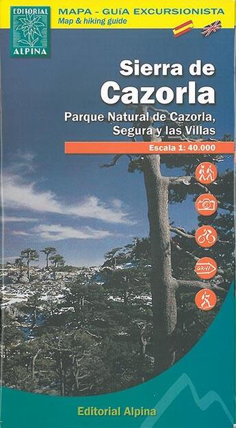 Couverture du livre « E-0 sierra de cazorla - 1/40.000 » de  aux éditions Alpina