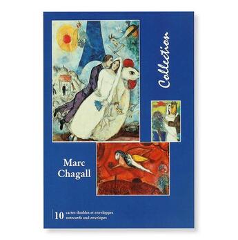 Couverture du livre « Pochettes 10 cartes Marc Chagall » de  aux éditions Reunion Des Musees Nationaux