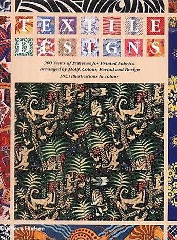 Couverture du livre « Textile designs » de Susan Meller aux éditions Thames & Hudson