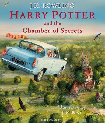 Couverture du livre « Harry potter and the chamber of secrets - illustrated edition » de J. K. Rowling aux éditions Bloomsbury