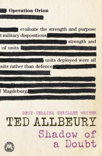 Couverture du livre « Shadow of a Doubt » de Ted Allbeury aux éditions Hodder And Stoughton Digital