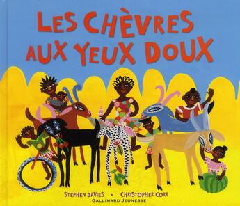 Couverture du livre « Les chèvres aux yeux doux » de Stephen Davies aux éditions Gallimard-jeunesse