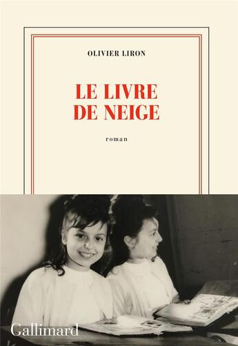 Couverture du livre « Le livre de neige » de Olivier Liron aux éditions Gallimard