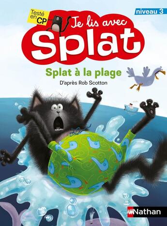 Couverture du livre « Splat a la plage » de  aux éditions Nathan