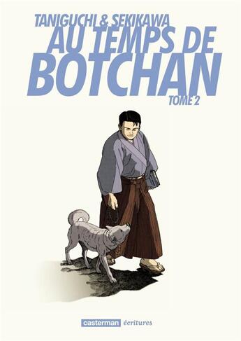 Couverture du livre « Au temps de Botchan Tome 2 » de Natsuo Sekikawa et Jiro Taniguchi aux éditions Casterman