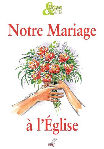 Couverture du livre « Notre mariage à l'église » de  aux éditions Cerf