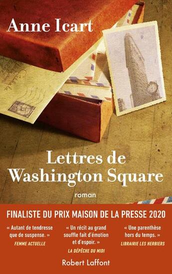 Couverture du livre « Lettres de Washington Square » de Anne Icart aux éditions Robert Laffont