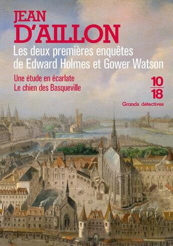 Couverture du livre « Une étude en écarlate ; le chien des Basqueville » de Jean D' Aillon aux éditions 10/18