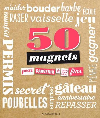 Couverture du livre « 50 magnets pour tout négocier » de  aux éditions Marabout